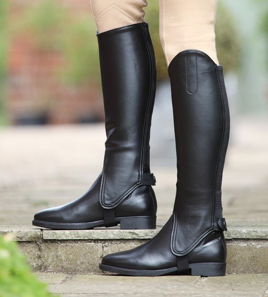 Shires Childrens Synthetic Leather Gaiter | Equestrian World for Horse ...
